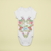 Baby to Toddler Onesie with "I Am God's Child" emblazoned inside floral heart wreath.